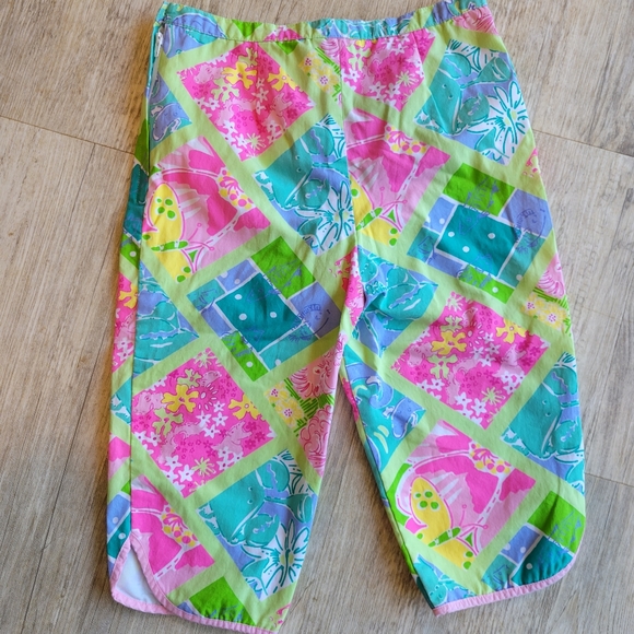 Lilly Pulitzer Cropped Pants, Girls 7 - Picture 2 of 5
